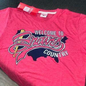 BRAVES RED TEE
